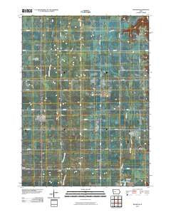 Boxholm Iowa Historical topographic map, 1:24000 scale, 7.5 X 7.5 Minute, Year 2010
