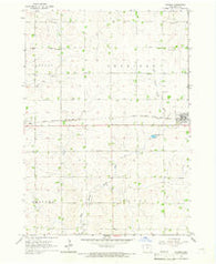 Boyden Iowa Historical topographic map, 1:24000 scale, 7.5 X 7.5 Minute, Year 1964