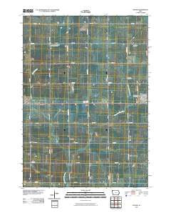 Boyden Iowa Historical topographic map, 1:24000 scale, 7.5 X 7.5 Minute, Year 2010