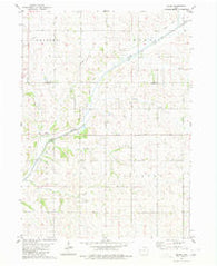 Boyer Iowa Historical topographic map, 1:24000 scale, 7.5 X 7.5 Minute, Year 1980