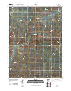 Boyer Iowa Historical topographic map, 1:24000 scale, 7.5 X 7.5 Minute, Year 2010
