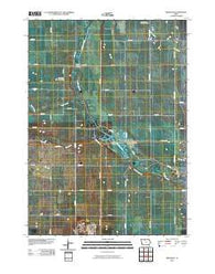 Bradgate Iowa Historical topographic map, 1:24000 scale, 7.5 X 7.5 Minute, Year 2010