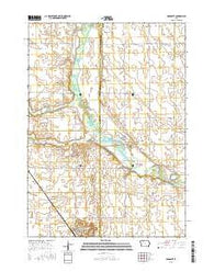 Bradgate Iowa Current topographic map, 1:24000 scale, 7.5 X 7.5 Minute, Year 2015