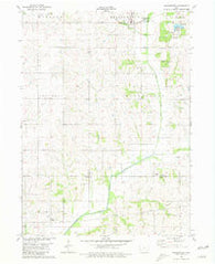 Bridgewater Iowa Historical topographic map, 1:24000 scale, 7.5 X 7.5 Minute, Year 1980