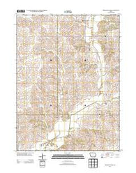 Bridgewater Iowa Historical topographic map, 1:24000 scale, 7.5 X 7.5 Minute, Year 2013