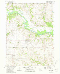 Brighton Iowa Historical topographic map, 1:24000 scale, 7.5 X 7.5 Minute, Year 1980