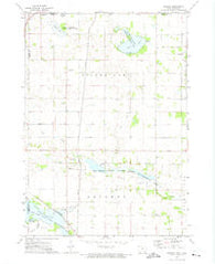 Bristol Iowa Historical topographic map, 1:24000 scale, 7.5 X 7.5 Minute, Year 1972