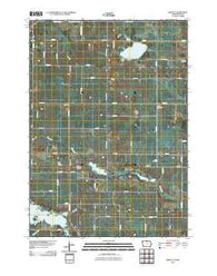 Bristol Iowa Historical topographic map, 1:24000 scale, 7.5 X 7.5 Minute, Year 2010