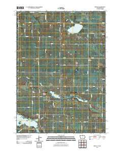 Bristol Iowa Historical topographic map, 1:24000 scale, 7.5 X 7.5 Minute, Year 2010