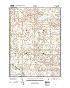 Bristol Iowa Historical topographic map, 1:24000 scale, 7.5 X 7.5 Minute, Year 2013