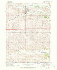 Brooklyn Iowa Historical topographic map, 1:24000 scale, 7.5 X 7.5 Minute, Year 1968