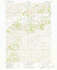 Brooks Iowa Historical topographic map, 1:24000 scale, 7.5 X 7.5 Minute, Year 1980