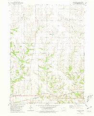 Brookville Iowa Historical topographic map, 1:24000 scale, 7.5 X 7.5 Minute, Year 1980