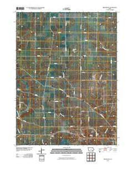Brookville Iowa Historical topographic map, 1:24000 scale, 7.5 X 7.5 Minute, Year 2010