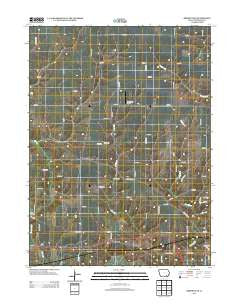 Brookville Iowa Historical topographic map, 1:24000 scale, 7.5 X 7.5 Minute, Year 2013
