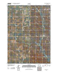 Brunsville Iowa Historical topographic map, 1:24000 scale, 7.5 X 7.5 Minute, Year 2010