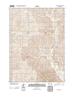Brunsville Iowa Historical topographic map, 1:24000 scale, 7.5 X 7.5 Minute, Year 2013