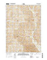 Brunsville Iowa Current topographic map, 1:24000 scale, 7.5 X 7.5 Minute, Year 2015