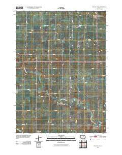 Buckeye East Iowa Historical topographic map, 1:24000 scale, 7.5 X 7.5 Minute, Year 2010