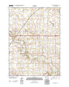 Buckeye East Iowa Historical topographic map, 1:24000 scale, 7.5 X 7.5 Minute, Year 2013