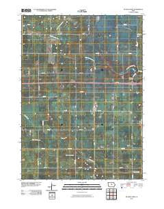 Buckeye West Iowa Historical topographic map, 1:24000 scale, 7.5 X 7.5 Minute, Year 2010