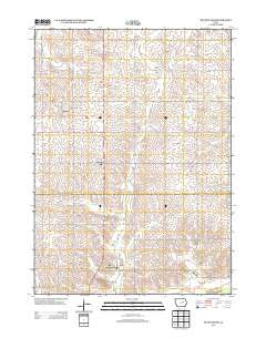 Buckingham Iowa Historical topographic map, 1:24000 scale, 7.5 X 7.5 Minute, Year 2013