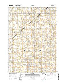 Buffalo Center Iowa Current topographic map, 1:24000 scale, 7.5 X 7.5 Minute, Year 2015