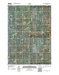 Buffalo Center NE Iowa Historical topographic map, 1:24000 scale, 7.5 X 7.5 Minute, Year 2010