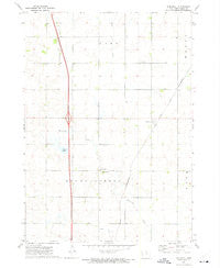 Burchinal Iowa Historical topographic map, 1:24000 scale, 7.5 X 7.5 Minute, Year 1972