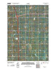 Burchinal Iowa Historical topographic map, 1:24000 scale, 7.5 X 7.5 Minute, Year 2010