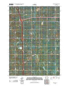 Burchinal Iowa Historical topographic map, 1:24000 scale, 7.5 X 7.5 Minute, Year 2010