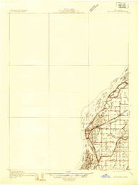 Burlington Iowa Historical topographic map, 1:48000 scale, 15 X 15 Minute, Year 1934