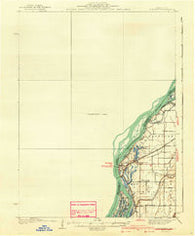 Burlington Iowa Historical topographic map, 1:62500 scale, 15 X 15 Minute, Year 1940
