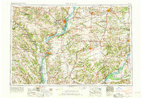 Burlington Iowa Historical topographic map, 1:250000 scale, 1 X 2 Degree, Year 1958