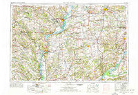 Burlington Iowa Historical topographic map, 1:250000 scale, 1 X 2 Degree, Year 1958