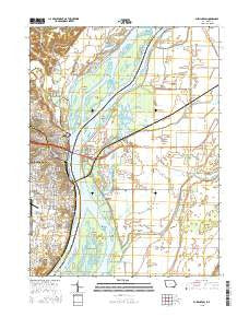 Burlington Iowa Current topographic map, 1:24000 scale, 7.5 X 7.5 Minute, Year 2015