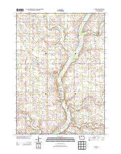 Burt Iowa Historical topographic map, 1:24000 scale, 7.5 X 7.5 Minute, Year 2013