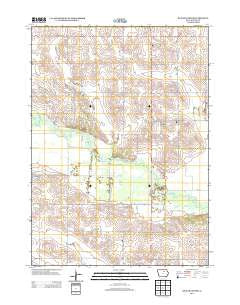 Butler Center Iowa Historical topographic map, 1:24000 scale, 7.5 X 7.5 Minute, Year 2013