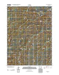 Buxton Iowa Historical topographic map, 1:24000 scale, 7.5 X 7.5 Minute, Year 2013