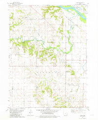 Cairo Iowa Historical topographic map, 1:24000 scale, 7.5 X 7.5 Minute, Year 1981