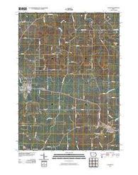Calmar Iowa Historical topographic map, 1:24000 scale, 7.5 X 7.5 Minute, Year 2010