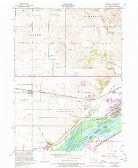 Camanche Iowa Historical topographic map, 1:24000 scale, 7.5 X 7.5 Minute, Year 1953