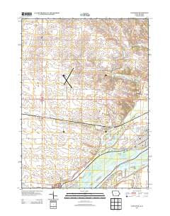 Camanche Iowa Historical topographic map, 1:24000 scale, 7.5 X 7.5 Minute, Year 2013