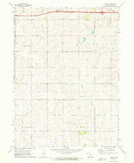 Canby Iowa Historical topographic map, 1:24000 scale, 7.5 X 7.5 Minute, Year 1971