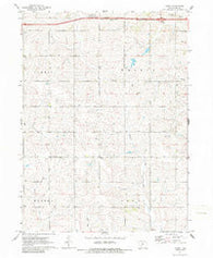 Canby Iowa Historical topographic map, 1:24000 scale, 7.5 X 7.5 Minute, Year 1971