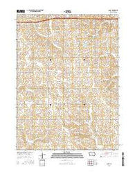 Canby Iowa Current topographic map, 1:24000 scale, 7.5 X 7.5 Minute, Year 2015