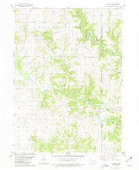 Canton Iowa Historical topographic map, 1:24000 scale, 7.5 X 7.5 Minute, Year 1980
