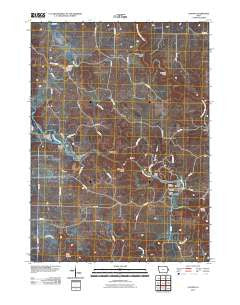 Canton Iowa Historical topographic map, 1:24000 scale, 7.5 X 7.5 Minute, Year 2010