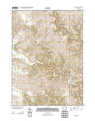 Canton Iowa Historical topographic map, 1:24000 scale, 7.5 X 7.5 Minute, Year 2013