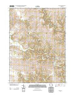Canton Iowa Historical topographic map, 1:24000 scale, 7.5 X 7.5 Minute, Year 2013